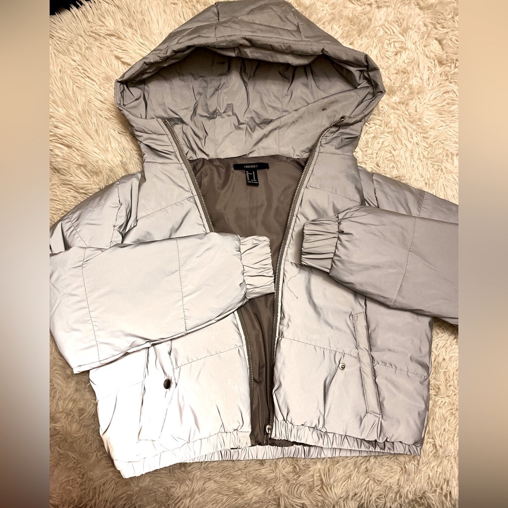 Forever 21 reflective jacket